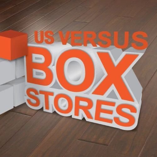 Us Vs Box Stores from Cawood Flooring Systems in West Chester, OH